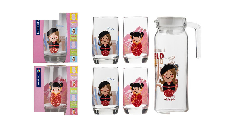 ست پارچ و لیوان 5 پارچه لومینارک مدل H6375 به همراه 2 عدد لیوان ست پارچ و لیوان 5 پارچه لومینارک مدل H6375 به همراه 2 عدد لیوان