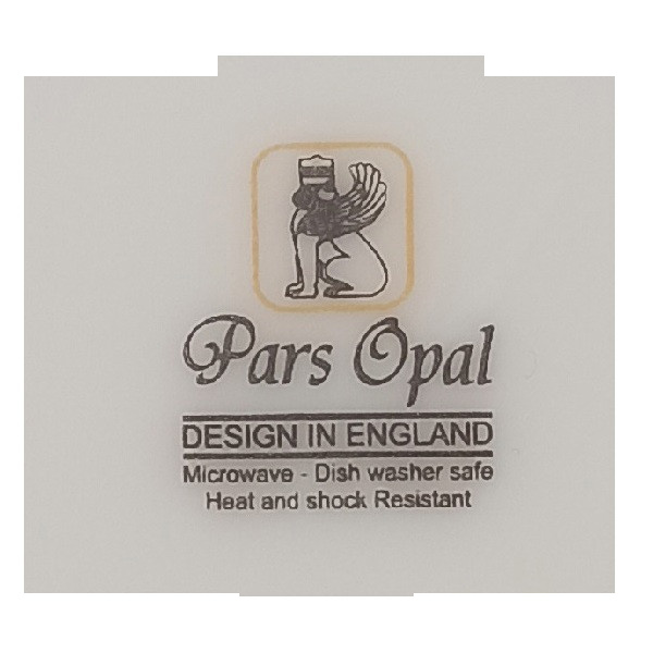 کاسه آبگوشت پارس اپال مدل جوبا آبی بسته 6 عددی