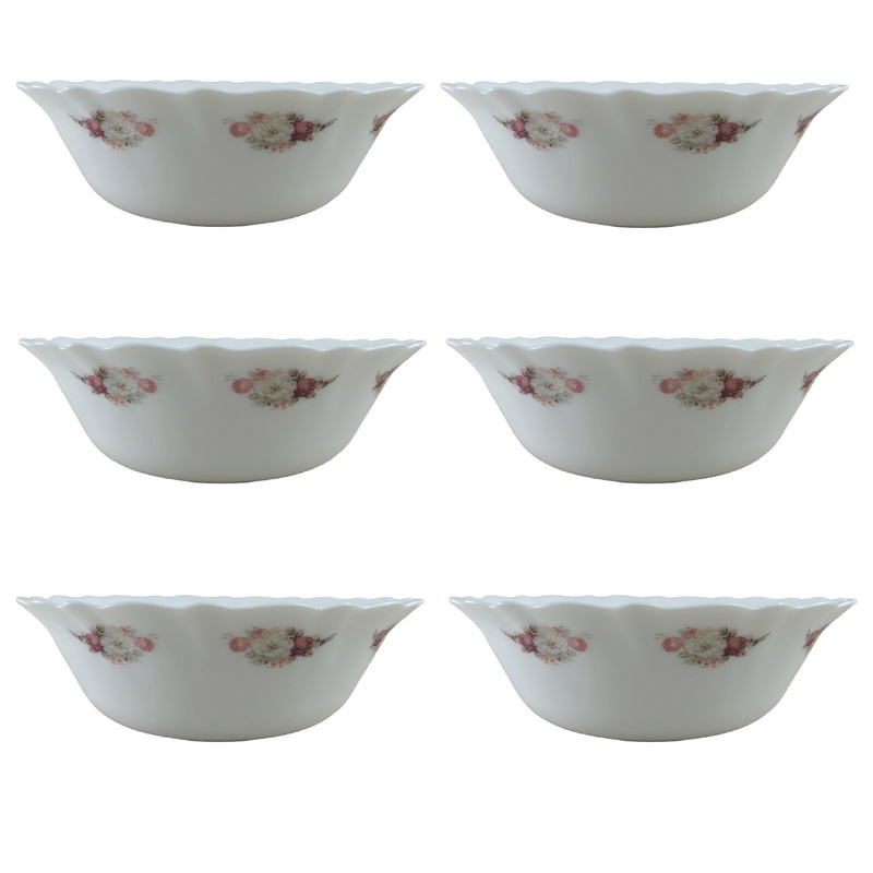 کاسه آبگوشت پارس اپال مدل رز بسته 6 عددی