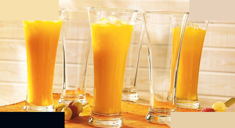 ست لیوان و نی 6 پارچه لومینارک مدل Brigh58 کد E2136