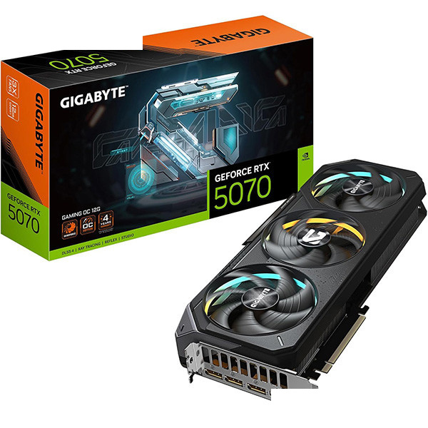 کارت گرافیک گیگابایت مدل GeForce RTX 5070 GAMING OC 12G کارت گرافیک گیگابایت مدل GeForce RTX 5070 GAMING OC 12G