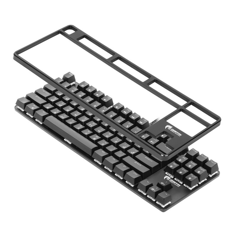 کیبورد گیمینگ گرین مدل GK801-RGB، سوئیچ مکانیکال آبی، Tenkeyless، نورپردازی RGB کیبورد گیمینگ گرین مدل GK801-RGB، سوئیچ مکانیکال آبی، Tenkeyless، نورپردازی RGB