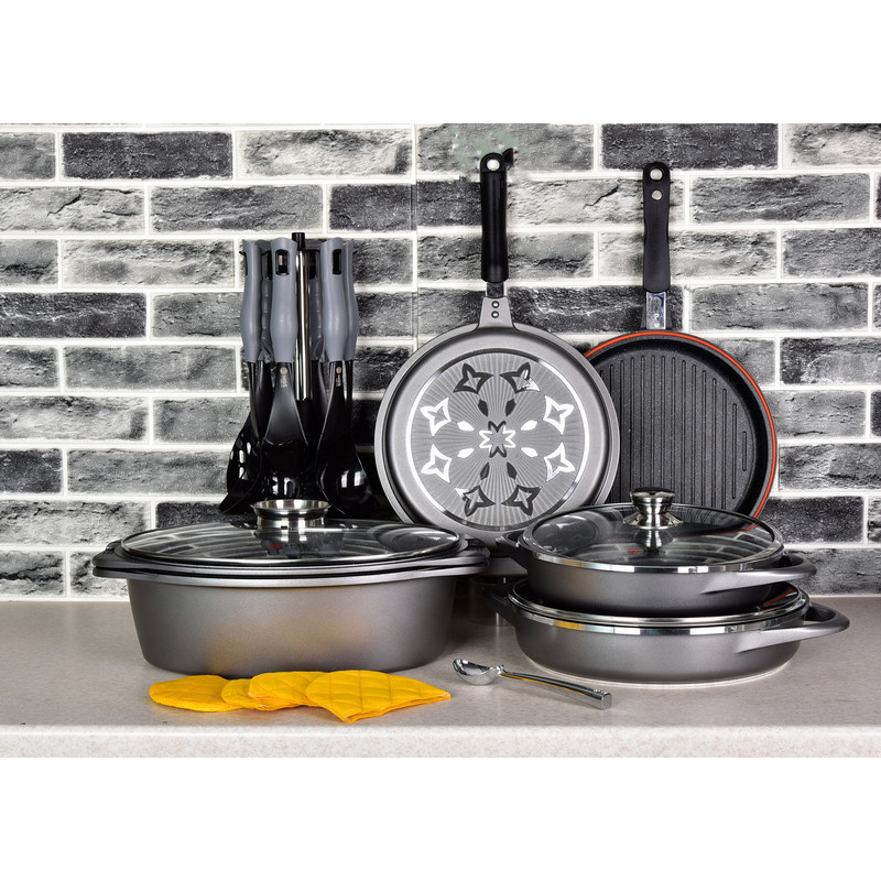 سرویس پخت و پز ام جی اس 33 پارچه طرح ایتالیاB کد 800186