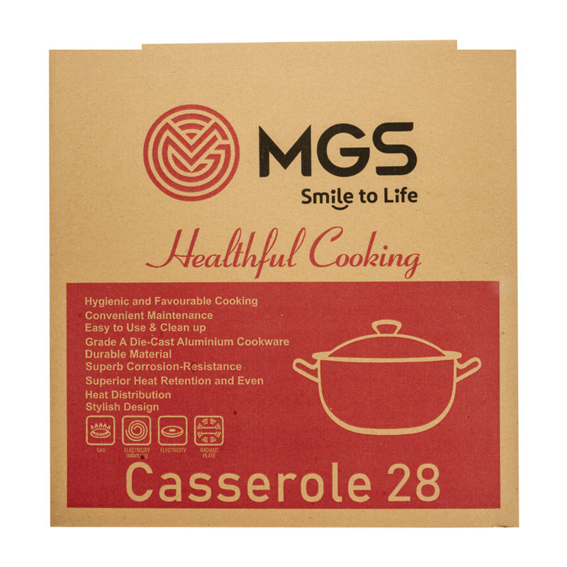 قابلمه گرانیت ام جی اس مدل فورج کد 005 سایز 28