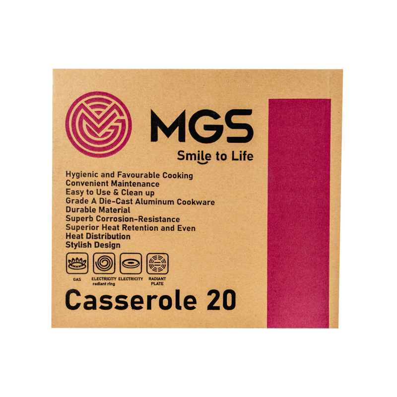 قابلمه گرانیت ام جی اس مدل فورج سایز 20