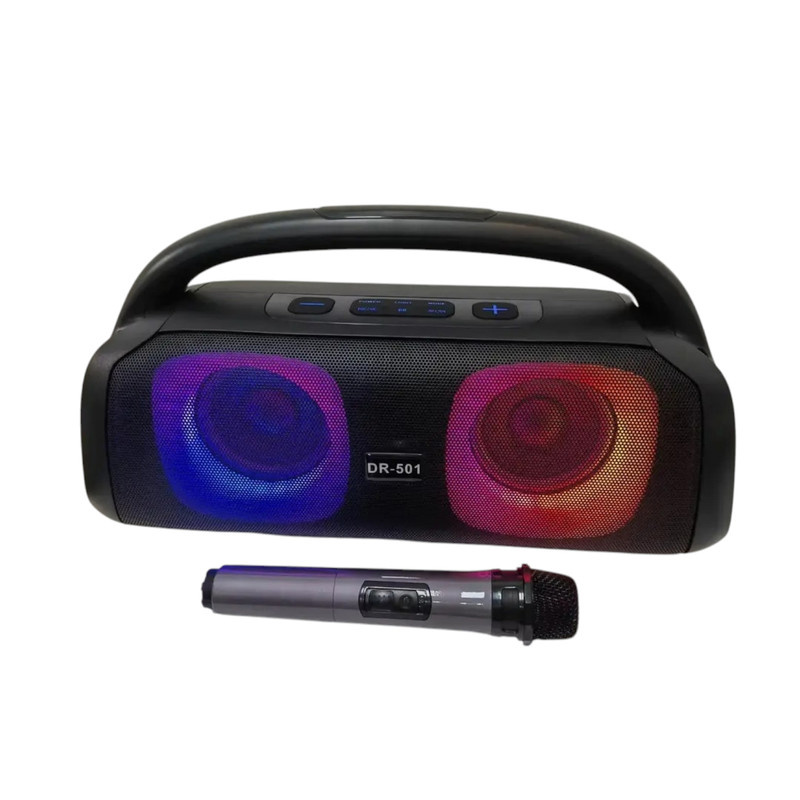 اسپیکر بلوتوثی قابل حمل مدل DR-501 اسپیکر بلوتوثی قابل حمل مدل DR-501