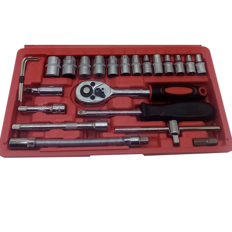 آچار بکس مدل 1/4 مجموعه 46 عددی آچار بکس مدل 1/4 مجموعه 46 عددی