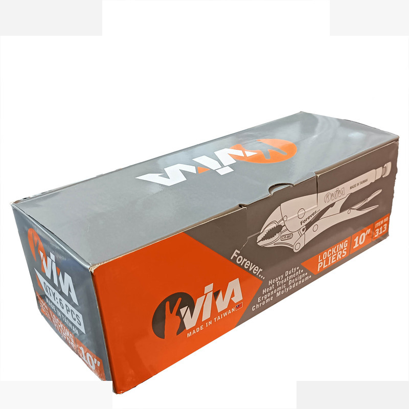 انبر قفلی ویوا مدل AJ-313-250MM سایز 10 اینچ مجموعه 6 عددی انبر قفلی ویوا مدل AJ-313-250MM سایز 10 اینچ مجموعه 6 عددی