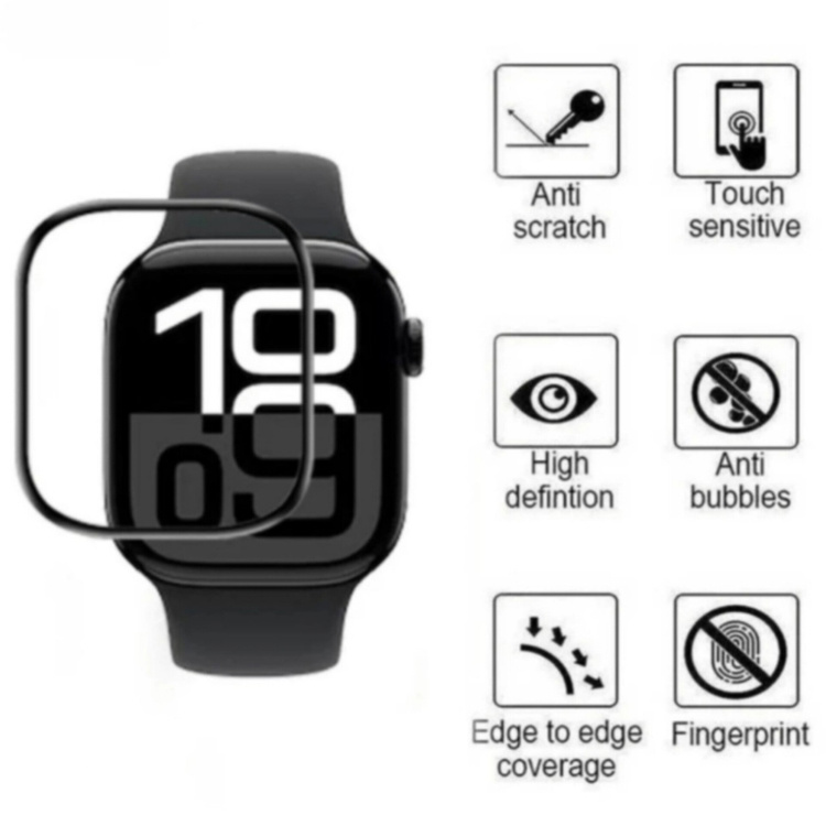 محافظ صفحه نمایش ساعت هوشمند اولترا مدل FULL GLUE مناسب اپل واچ سری 11 سایز 46 میلی متر محافظ صفحه نمایش ساعت هوشمند اولترا مدل FULL GLUE مناسب اپل واچ سری 11 سایز 46 میلی متر