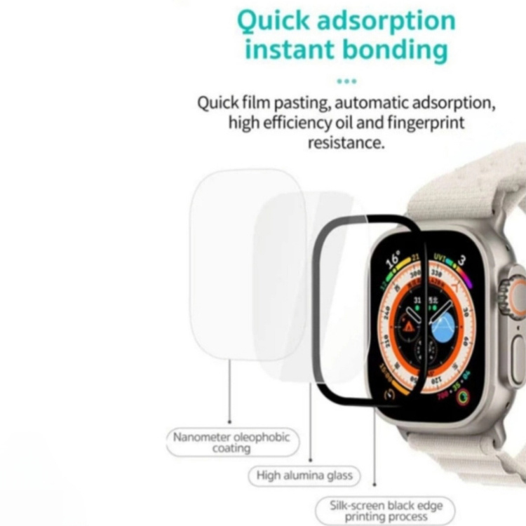 محافظ صفحه نمایش ساعت هوشمند اولترا مدل FULL GLUE مناسب اپل واچ Ultra 3 محافظ صفحه نمایش ساعت هوشمند اولترا مدل FULL GLUE مناسب اپل واچ Ultra 3