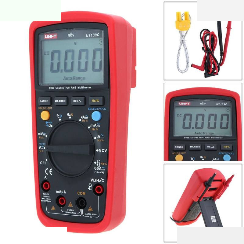 مولتی متر دیجیتال یونی-تی مدل UT139C مولتی متر دیجیتال یونی-تی مدل UT139C