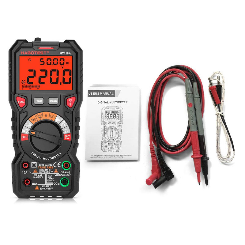 مولتی متر دیجیتال هابوتست مدل HT118A