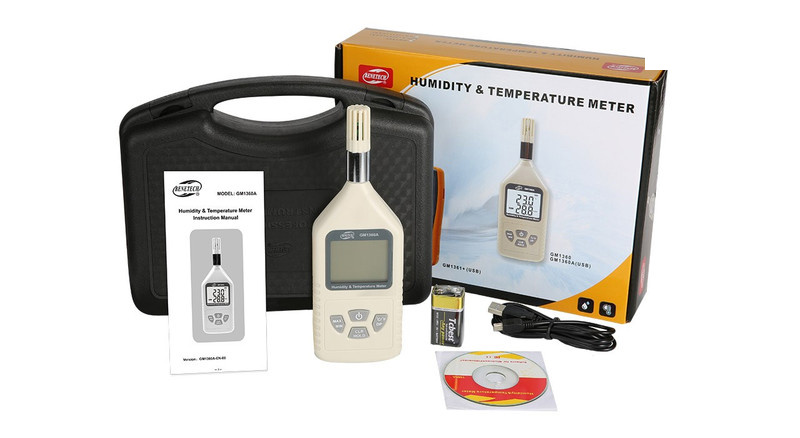 رطوبت سنج و دماسنج دیجیتال بنتک مدل GM1360A