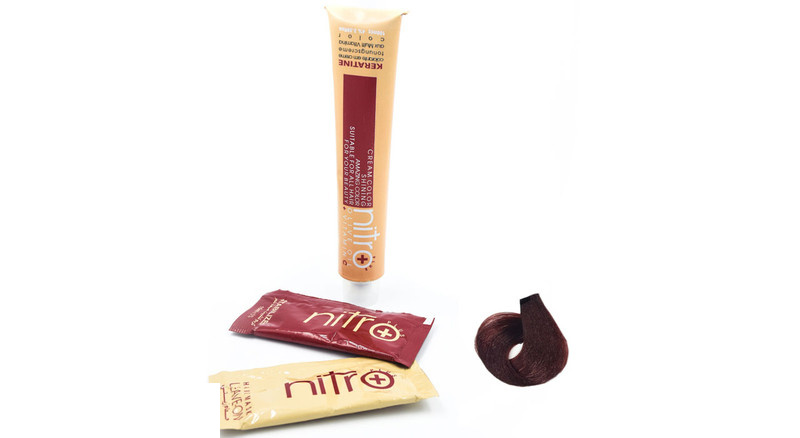 رنگ مو نیترو سری Keratine شماره 6.55 رنگ بلوند ماهاگونی تیره رنگ مو نیترو سری Keratine شماره 6.55 رنگ بلوند ماهاگونی تیره