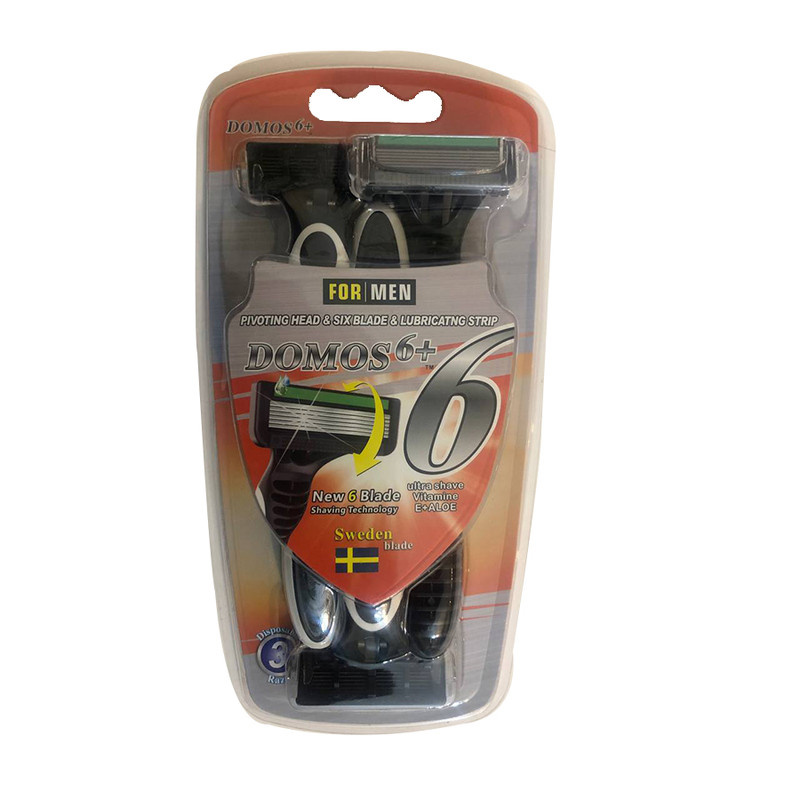 خودتراش دوموس مدل +6 بسته 3 عددی خودتراش دوموس مدل +6 بسته 3 عددی