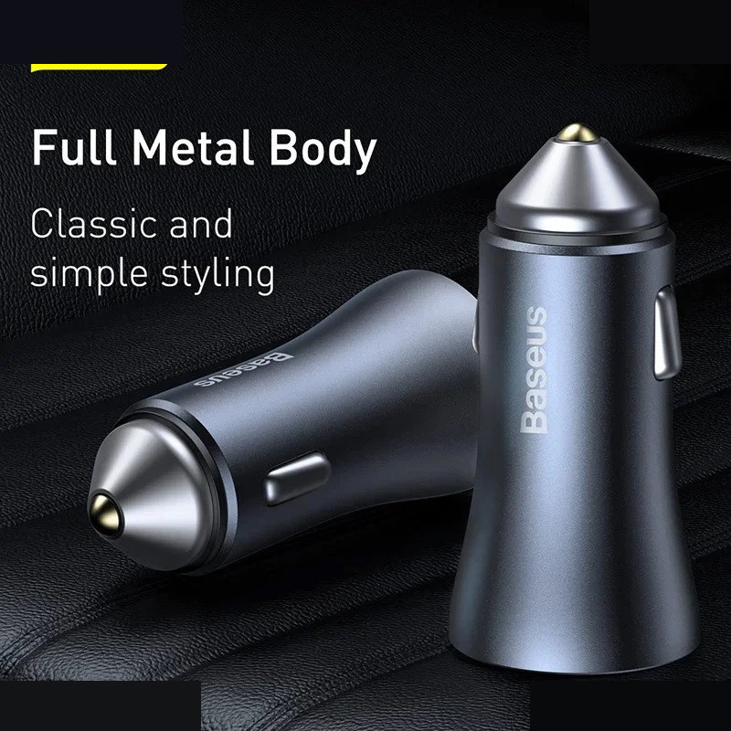 شارژر فندکی 40 وات بیسوس مدل Golden Contactor Pro