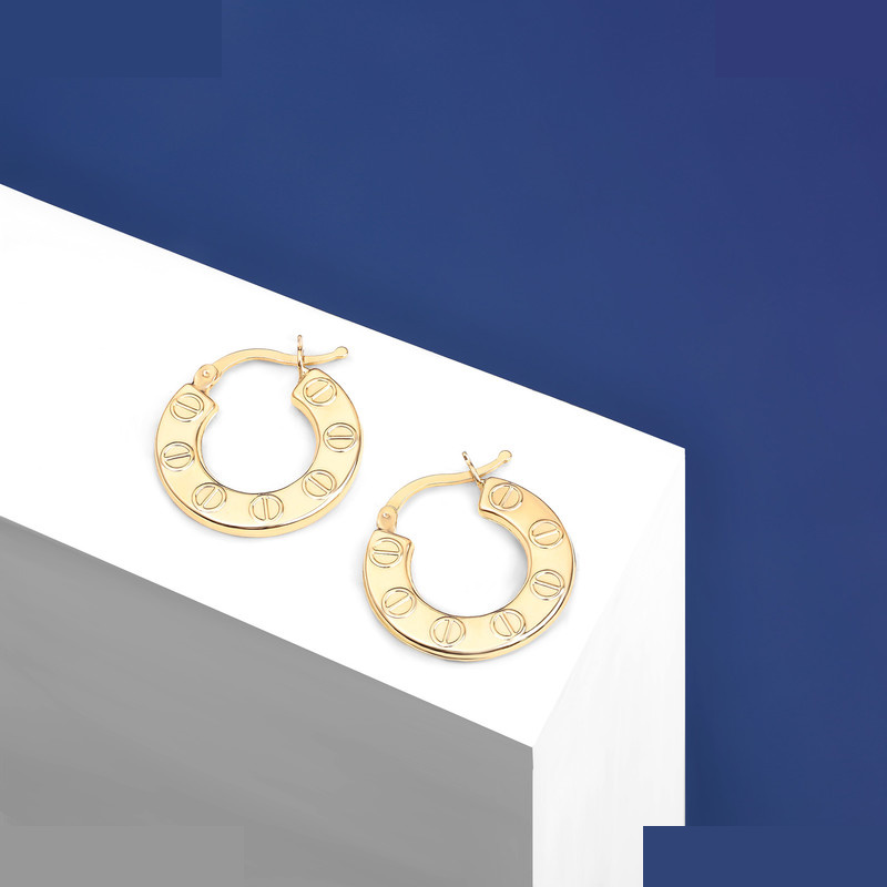 گوشواره کلیپسی طلا 18 عیار زنانه با طرح کارتیه لاو ماوی گالری مدل لاو تخت گوشواره کلیپسی طلا 18 عیار زنانه با طرح کارتیه لاو ماوی گالری مدل لاو تخت