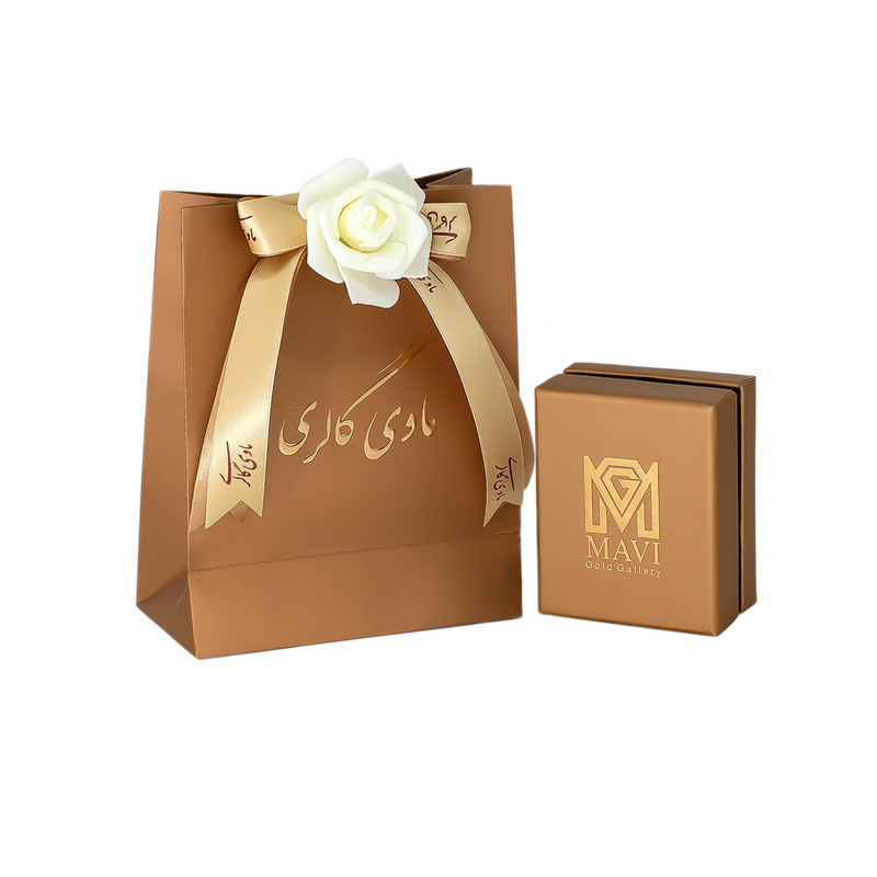 بنگل طلا 18 عیار زنانه ماوی گالری مدل میخ بولد