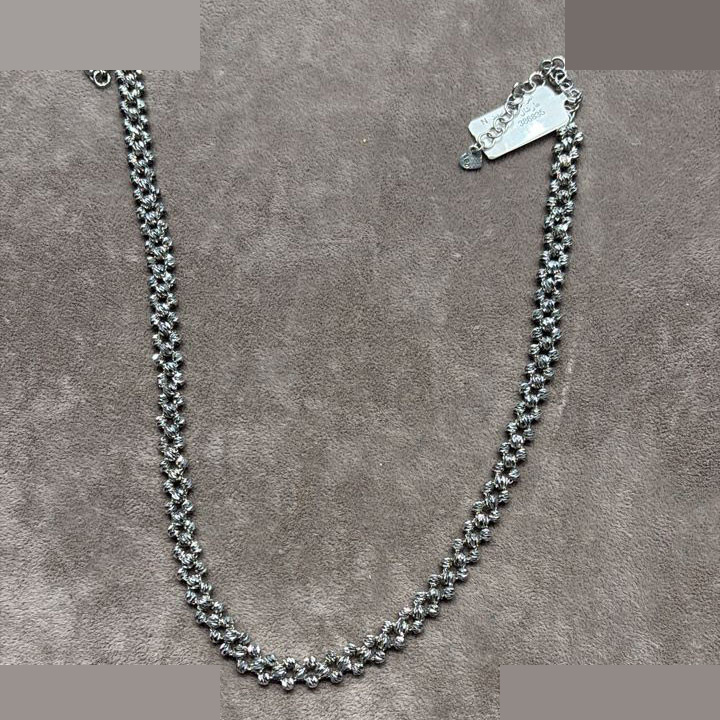 گردنبند طلا 18 عیار زنانه با زنجیر البرنادو ماوی گالری مدل رویال مارشال صدف