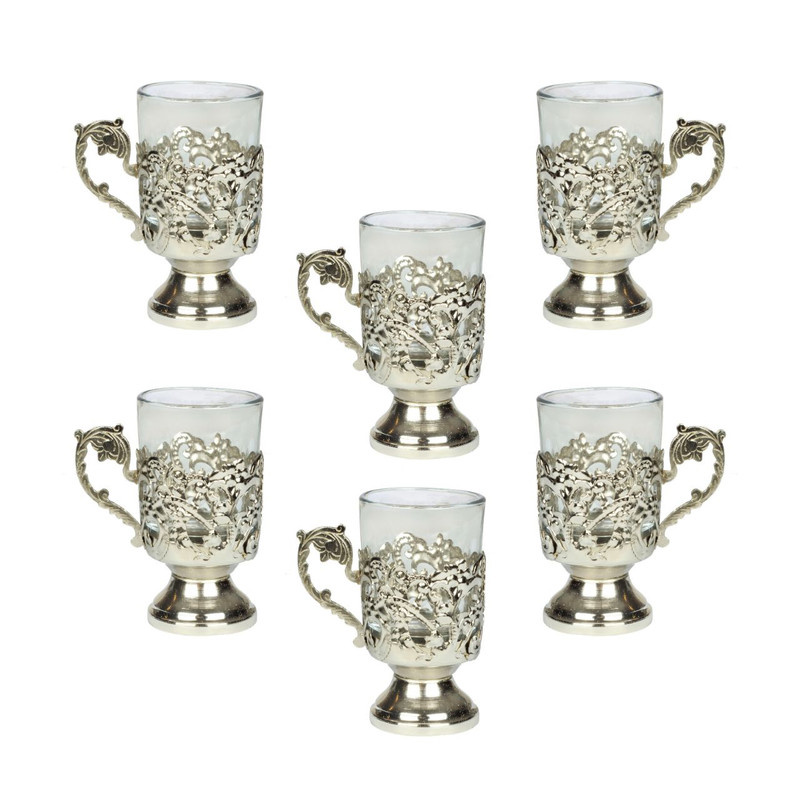 ست پذیرایی پانزده پارچه چشمه نور مدل B8085-C ست پذیرایی پانزده پارچه چشمه نور مدل B8085-C