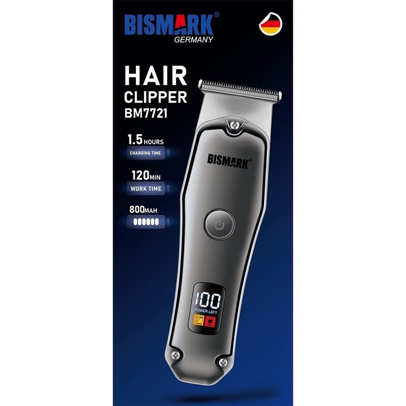 ماشین اصلاح موی سر و صورت شارژی بیسمارک مدل BM7721