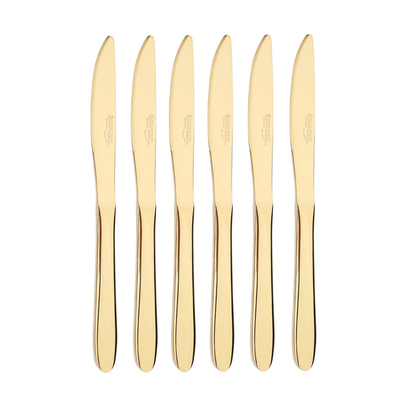 کارد میوه خوری زولینگن مدل رزالی گلدن مجموعه 6 عددی