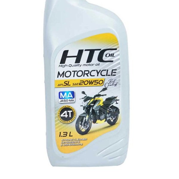 روغن موتور سیکلت اچ تی سی اویل مدل 20W50-SL-MA حجم 1300 میلی لیتر روغن موتور سیکلت اچ تی سی اویل مدل 20W50-SL-MA حجم 1300 میلی لیتر
