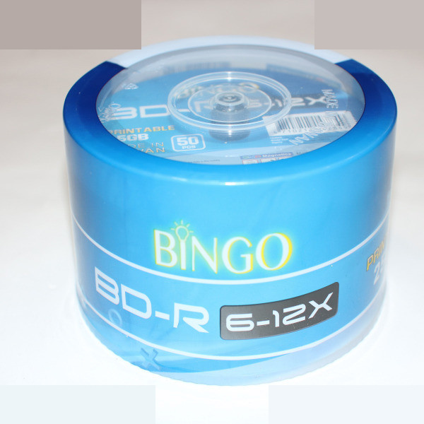 بلو ری خام بینگو مدل BD-R 6-12X بسته 50 عددی