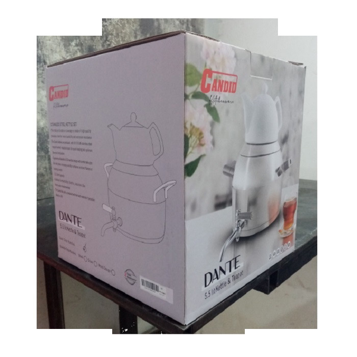 کتری و قوری کاندید مدل دانته گنجایش کتری 5 لیتر گنجایش قوری 0.5 لیتر کتری و قوری کاندید مدل دانته گنجایش کتری 5 لیتر گنجایش قوری 0.5 لیتر