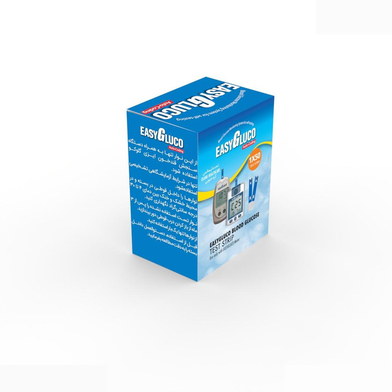 نوار دستگاه تست قند خون ایزی گلوکو مدل اتوکدینگ دو بسته 50 عددی نوار دستگاه تست قند خون ایزی گلوکو مدل اتوکدینگ دو بسته 50 عددی