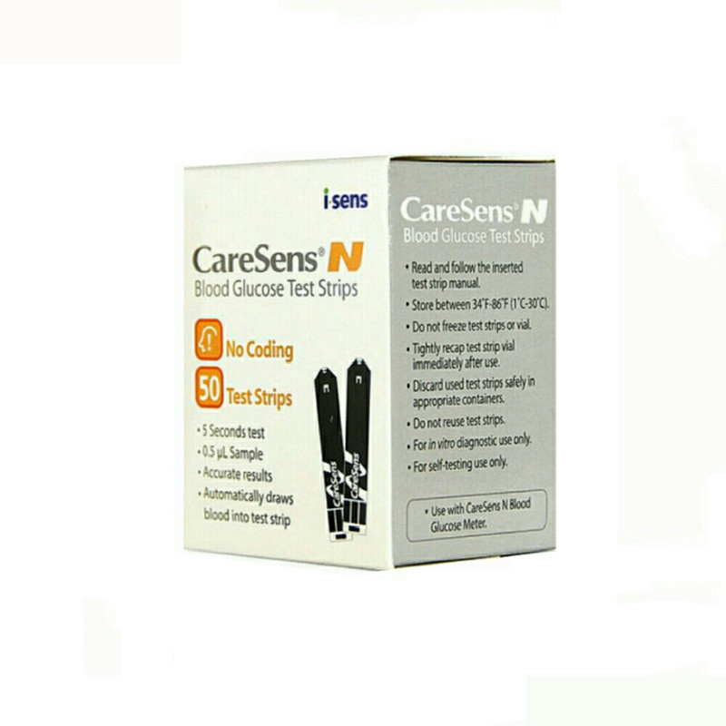 نوار دستگاه تست قند کرسنس مدل sensor مجموعه 2 عددی