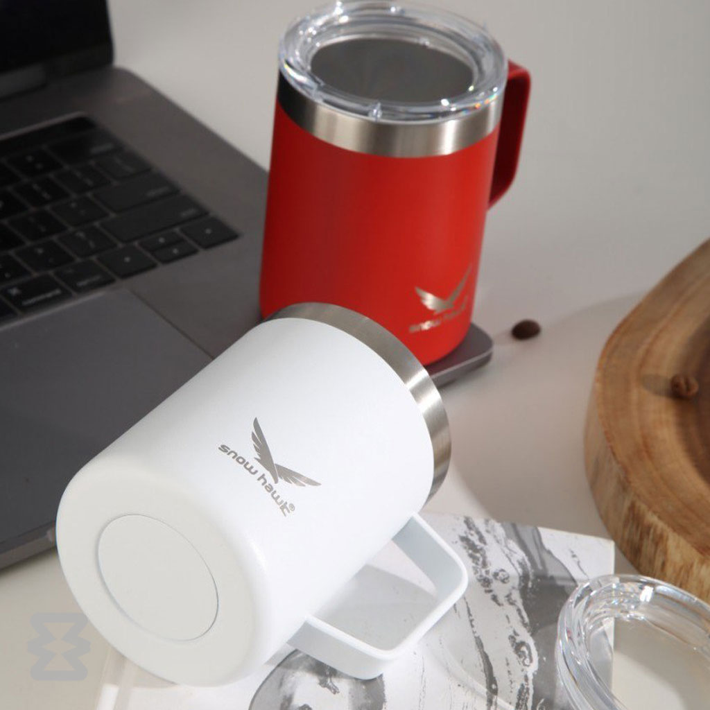 تراول ماگ دو جداره 350 میلی لیتر اسنوهاک مدل ANGEL کد SN-C6158