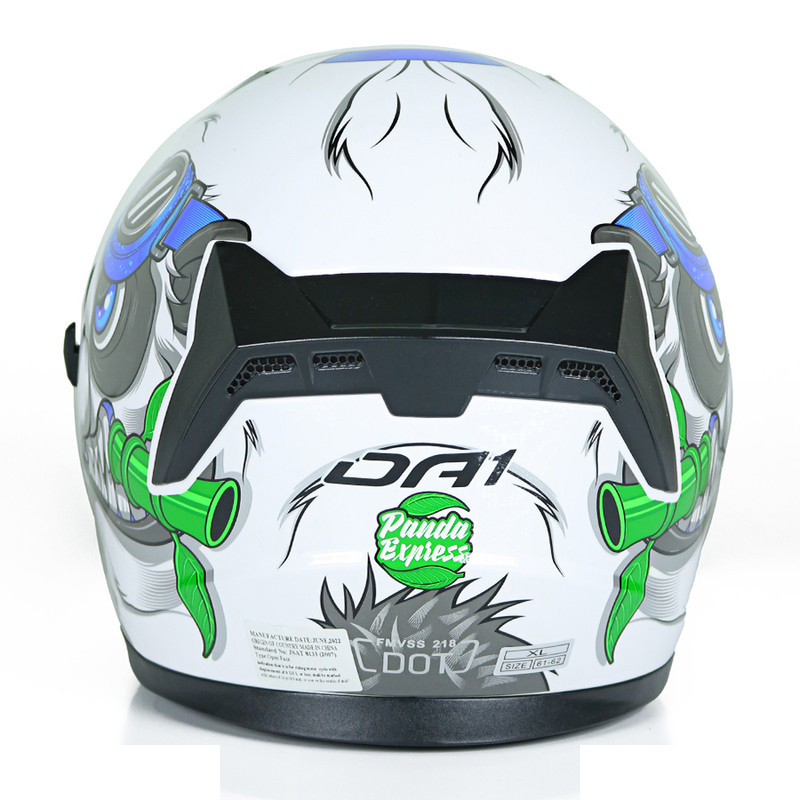 کلاه کاسکت بدون فک دی ای وان مدل +407 Buffalo Wh/Bl کلاه کاسکت بدون فک دی ای وان مدل +407 Buffalo Wh/Bl