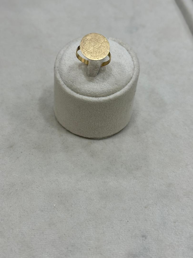 انگشتر طلا صفحه گرد اپال گلد مدل SG12 انگشتر طلا صفحه گرد اپال گلد مدل SG12