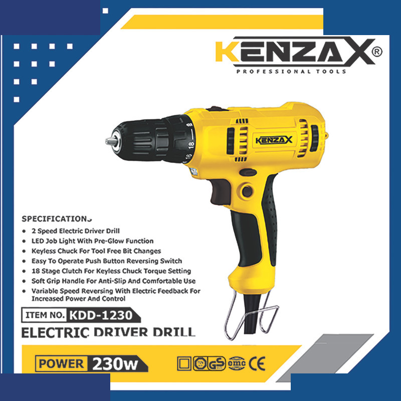 دریل پیچ گوشتی کنزاکس مدل KDD-1230