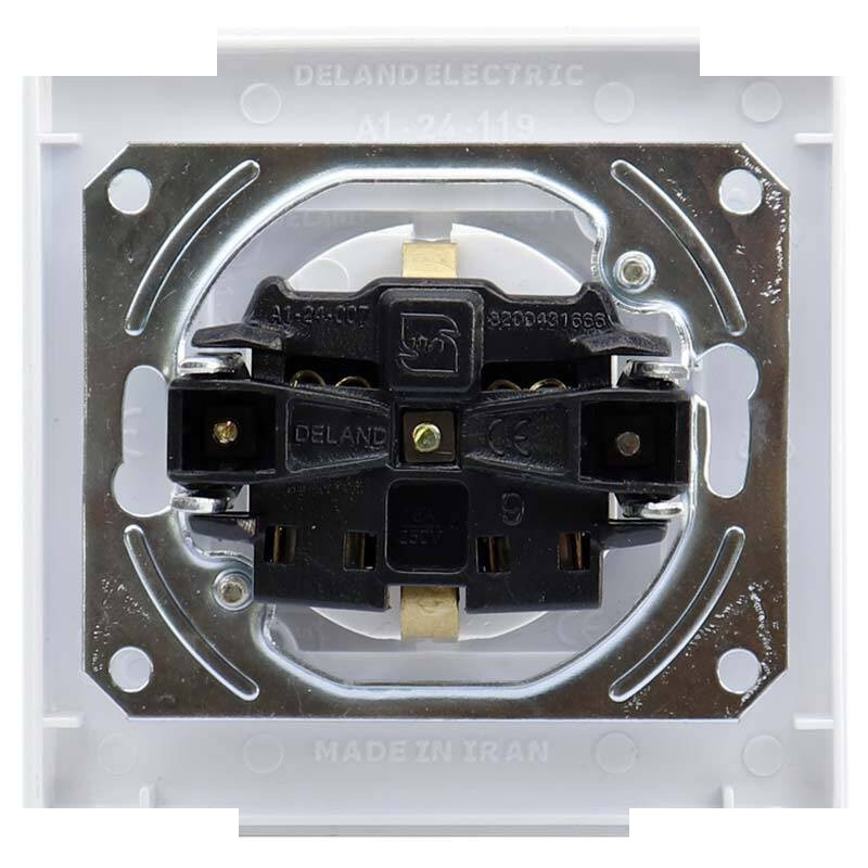 پریز برق ارت دار دلند الکتریک مدل آسا