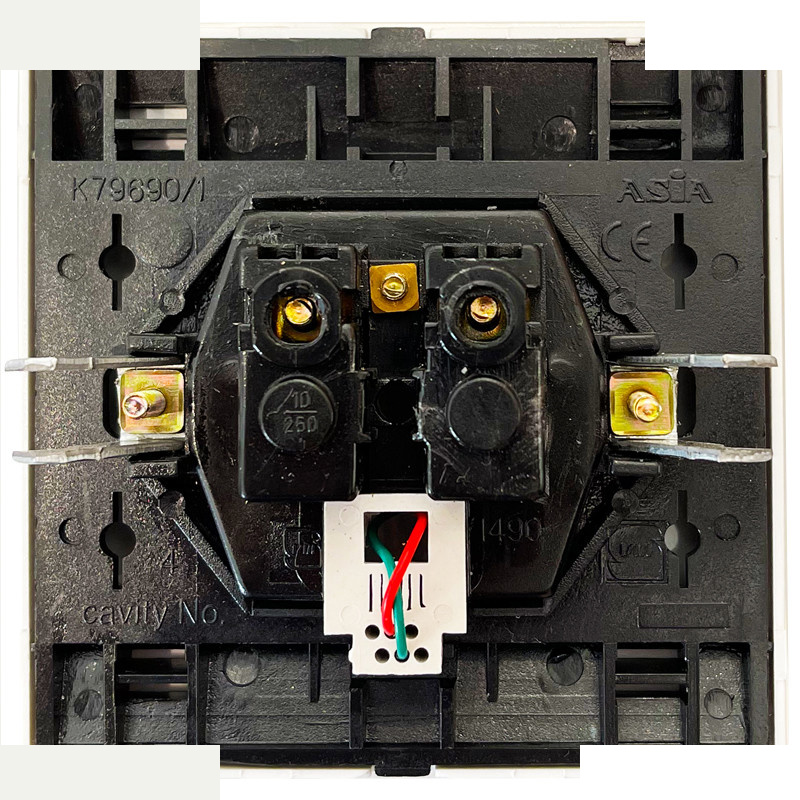 پریز تلفن صنایع آسیا الکتریک مدل BZH