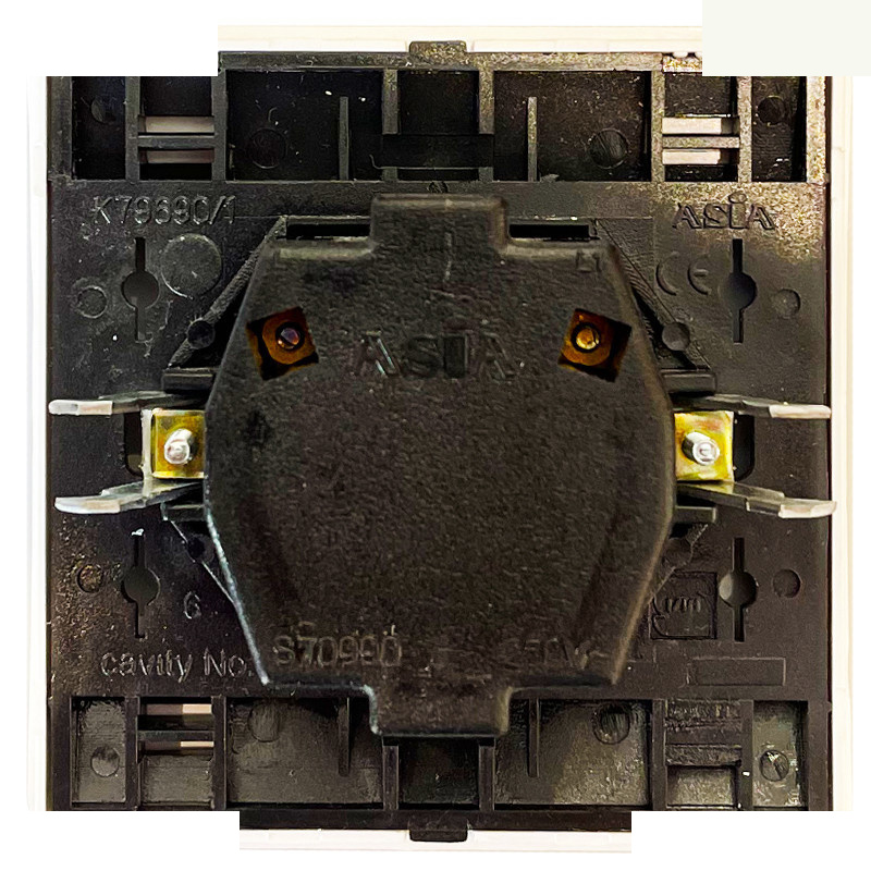 کلید زنگ ملودی صنایع آسیا الکتریک مدل کریستال BLK-GLD