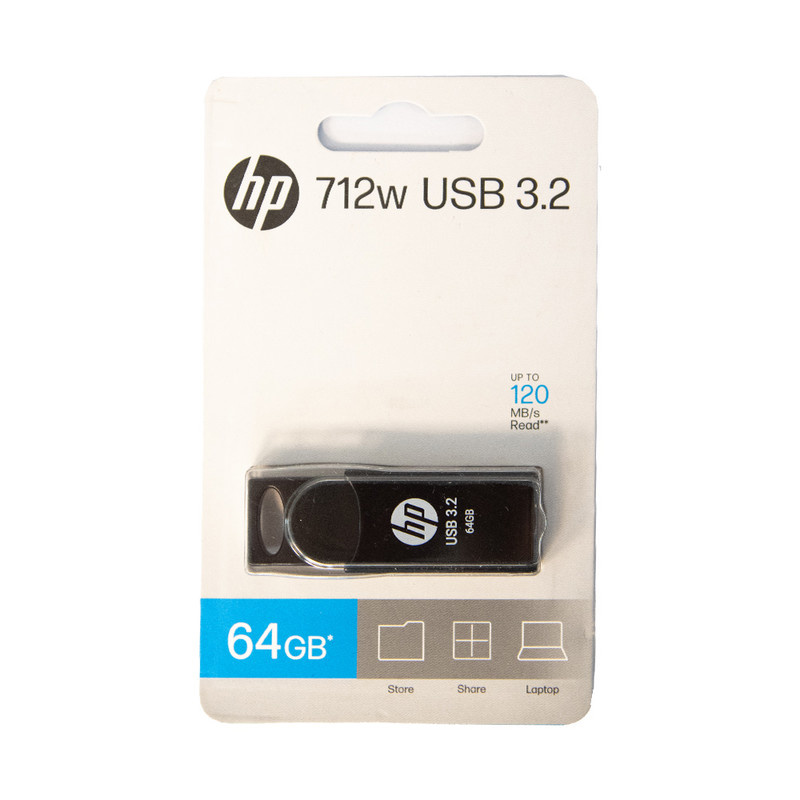 فلش مموری اچ پی مدل 712W ظرفیت 64 گیگابایت با رابط USB 3.2