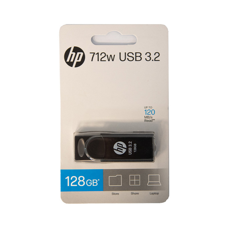 فلش مموری اچ پی مدل 712W ظرفیت 128 گیگابایت با رابط USB 3.2