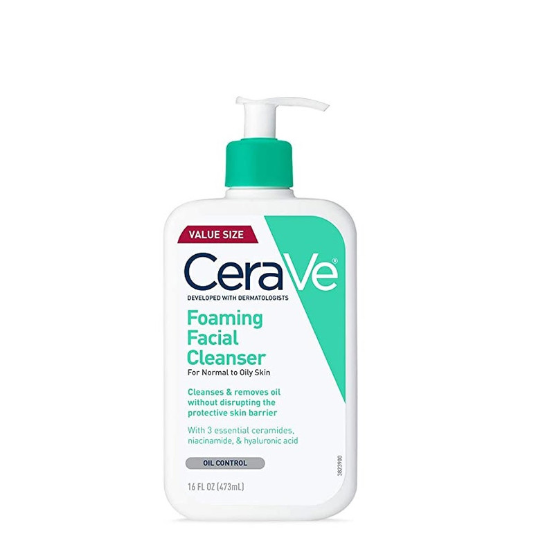 فوم شستشو صورت سراوی مدل هیالورونیکاسید حجم 236 میلی لیتر