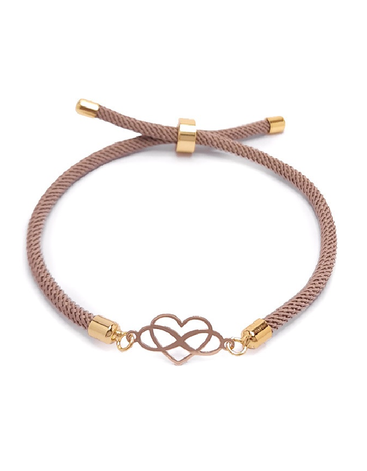 دستبند طلا 18عیار اپال گلد مدل  مارشالی قلب G110