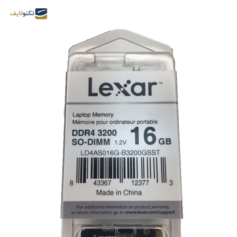 gallery-رم لپ تاپ DDR4 تک کاناله 3200 مگاهرتز CL22 لکسار مدل LD4AS016G-B3200GSST ظرفیت 16 گیگابایت copy.png gallery-رم لپ تاپ DDR4 تک کاناله 3200 مگاهرتز CL22 لکسار مدل LD4AS016G-B3200GSST ظرفیت 16 گیگابایت copy.png