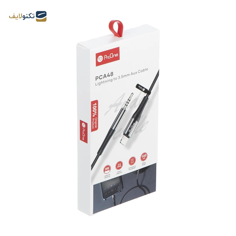 کابل تبدیل لایتنینگ به AUX پرووان مدل PCA48 طول 1 متر کابل تبدیل لایتنینگ به AUX پرووان مدل PCA48 طول 1 متر
