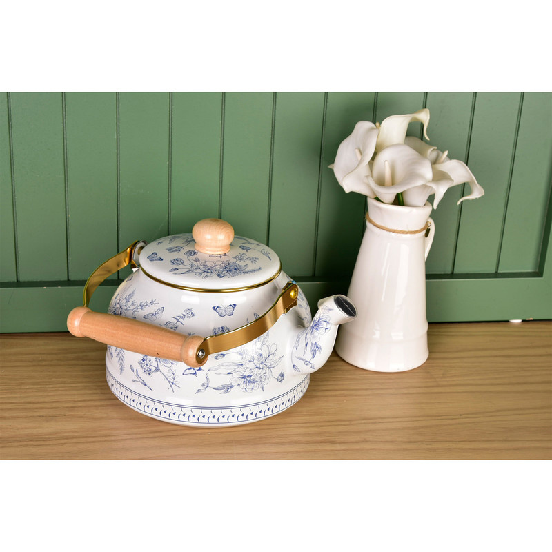 کتری هپی فمیلی طرح پروانه کد 01 گنجایش 2.5 لیتر کتری هپی فمیلی طرح پروانه کد 01 گنجایش 2.5 لیتر