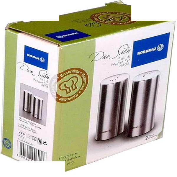 ست نمکدان فلفل پاش کرکماز مدل satin کد 602 مجموعه 2 عددی ست نمکدان فلفل پاش کرکماز مدل satin کد 602 مجموعه 2 عددی