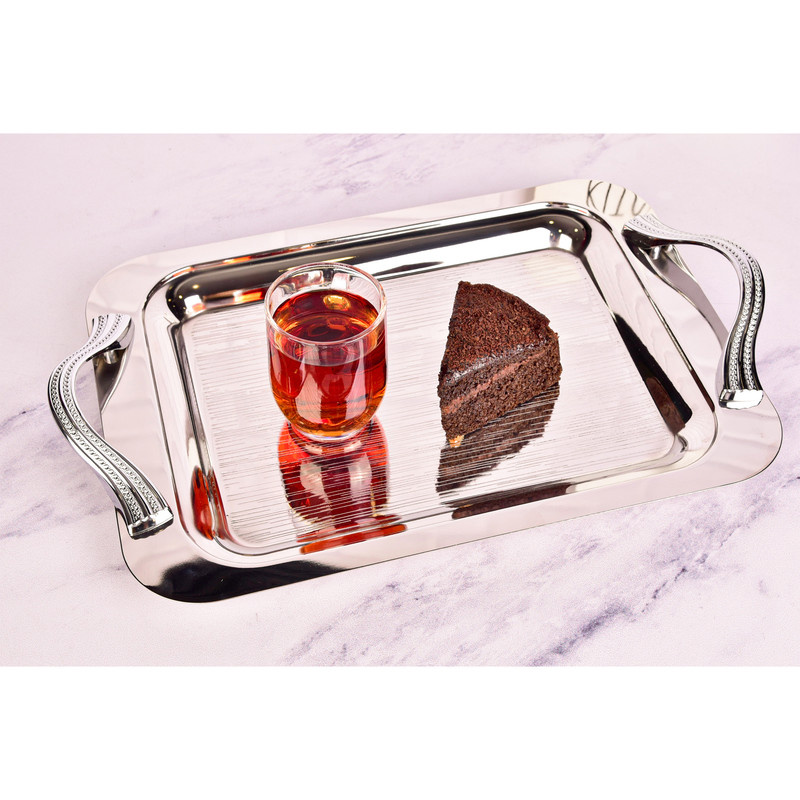 سینی دسته دار یونیک کد 4045NEW سایز 26*42 سانتی متر سینی دسته دار یونیک کد 4045NEW سایز 26*42 سانتی متر