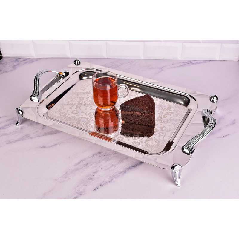 سینی دسته دار یونیک کد 4039NEW سایز 30*52 سانتی متر سینی دسته دار یونیک کد 4039NEW سایز 30*52 سانتی متر