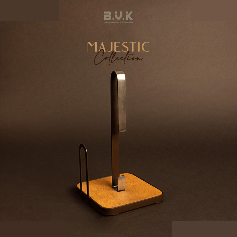 پایه رول دستمال کاغذی بی.وی.کی طرح مجستیک کد 451501 پایه رول دستمال کاغذی بی.وی.کی طرح مجستیک کد 451501