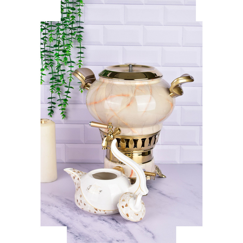 سماور گازی کروپ ست مدل ساحر کد 700101 گنجایش 6 لیتر